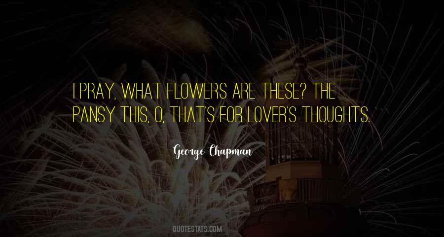 Quotes About Pansy Flowers #212544