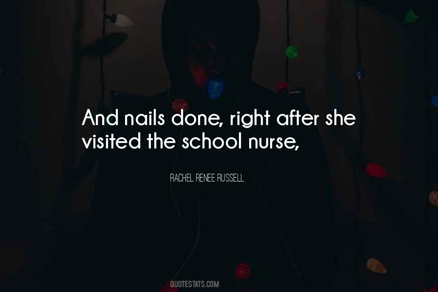 School Nurse Sayings #36499