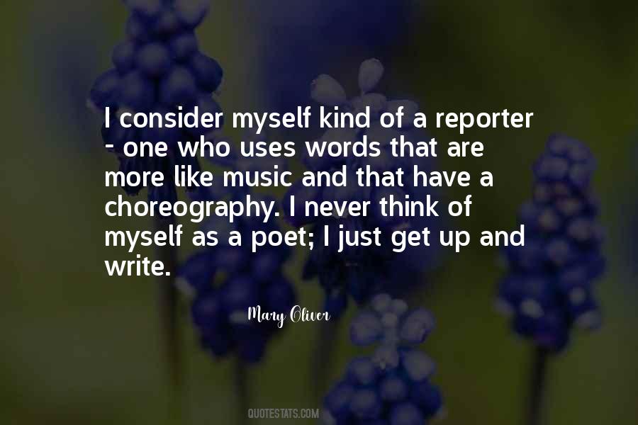 Quotes About Choreography #711183