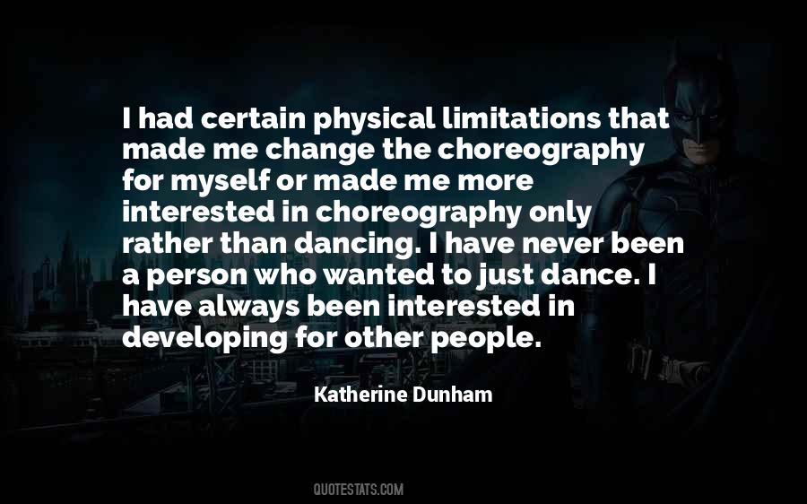 Quotes About Choreography #802605