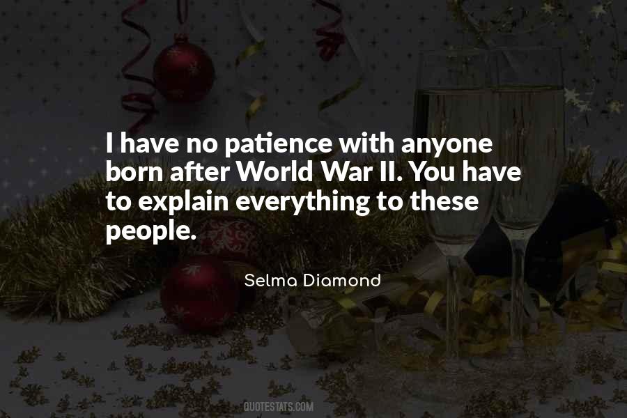 No Patience Sayings #168114