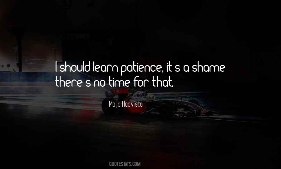 No Patience Sayings #39950