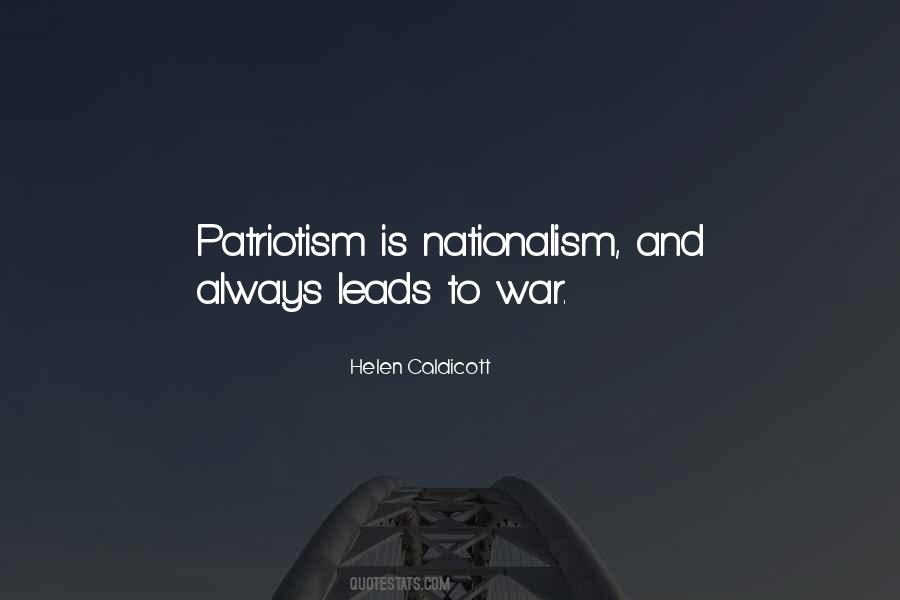 Quotes About Patriotism And Nationalism #1214681