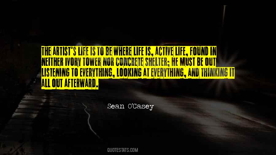 Quotes About The Artist's Life #1016503
