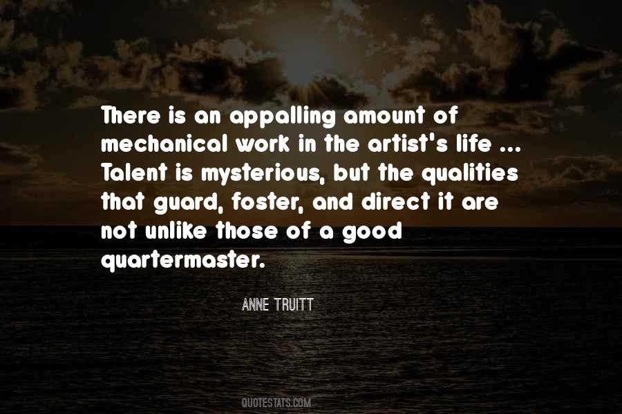 Quotes About The Artist's Life #1146650