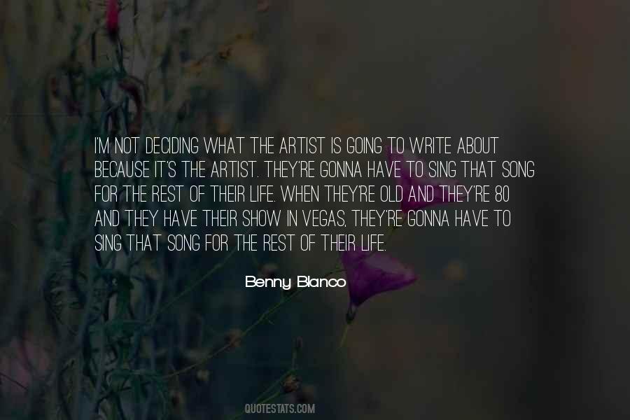 Quotes About The Artist's Life #415860