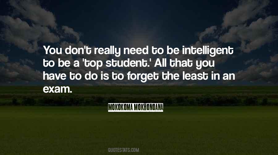 Quotes About Intelligent Students #594455