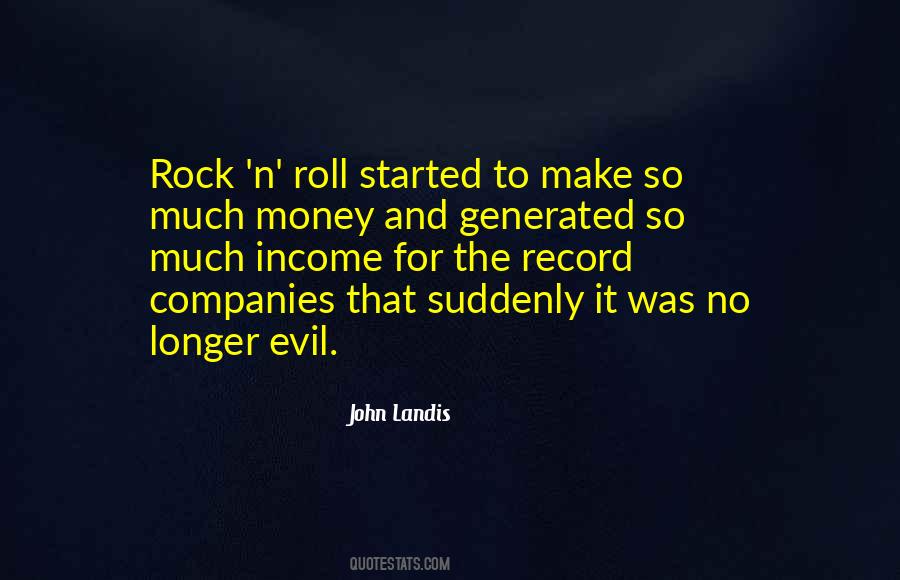 Quotes About Evil Money #422587