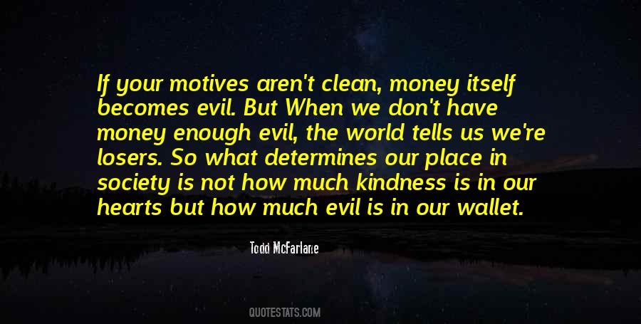 Quotes About Evil Money #584715