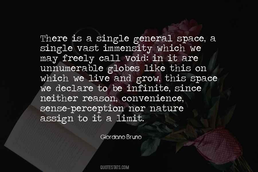 Quotes About Infinite Space #1187205