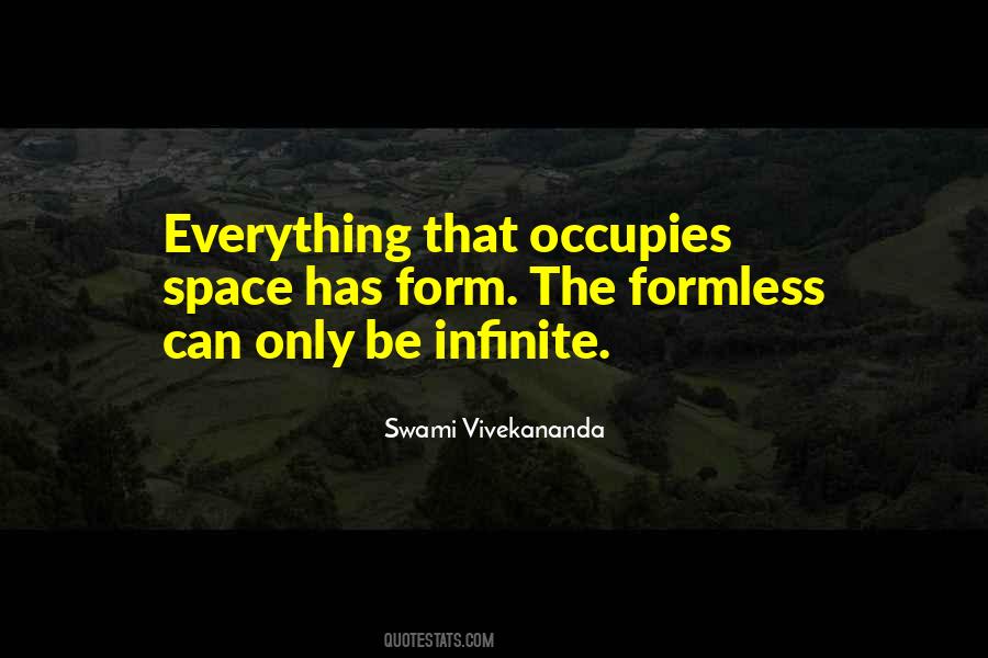 Quotes About Infinite Space #1260702