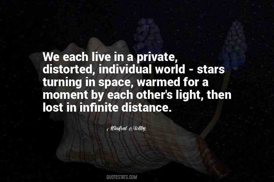 Quotes About Infinite Space #549337