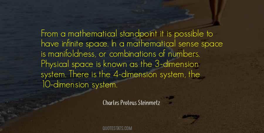 Quotes About Infinite Space #70124