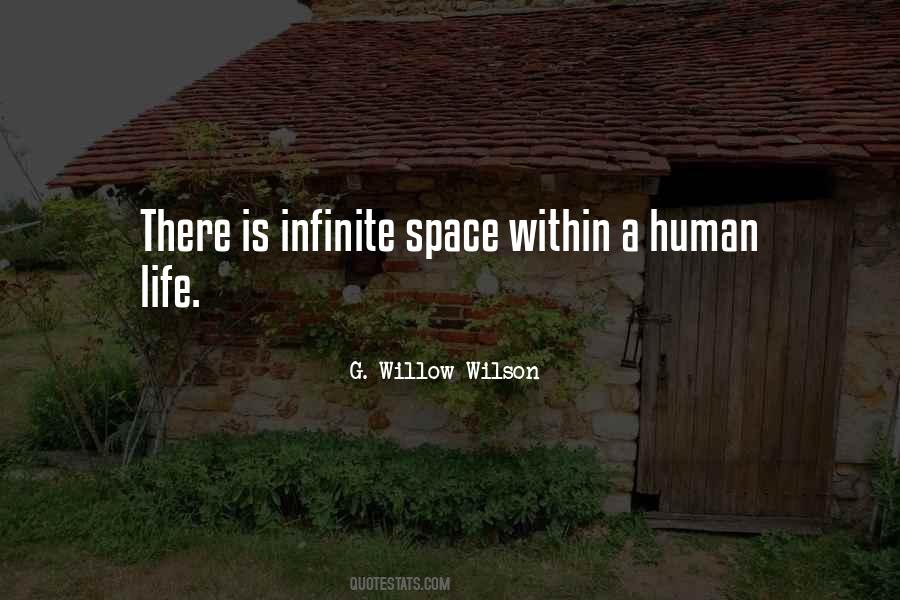 Quotes About Infinite Space #926115