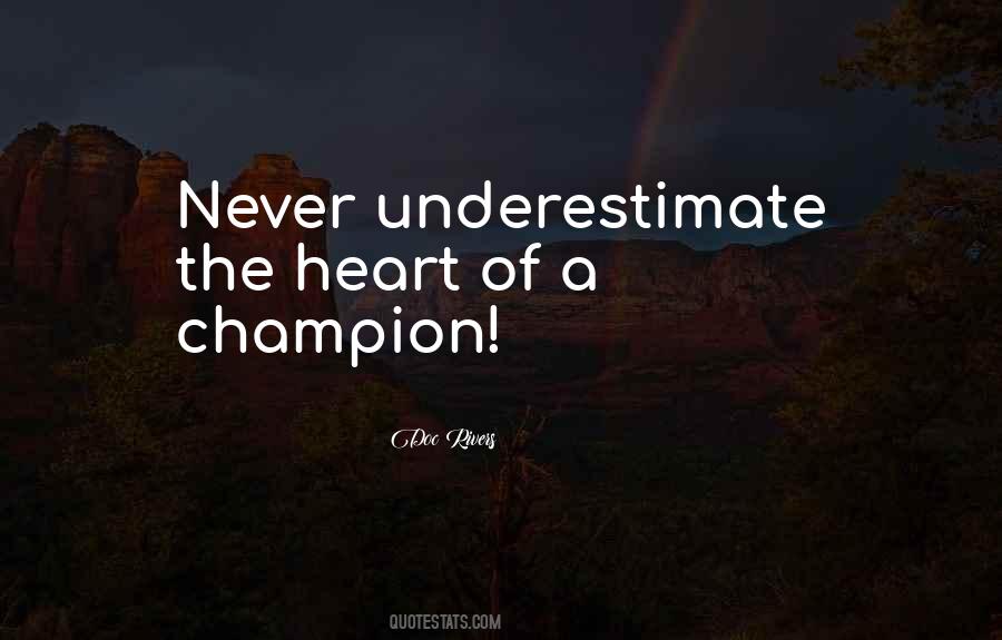 Sports Champion Sayings #1265017