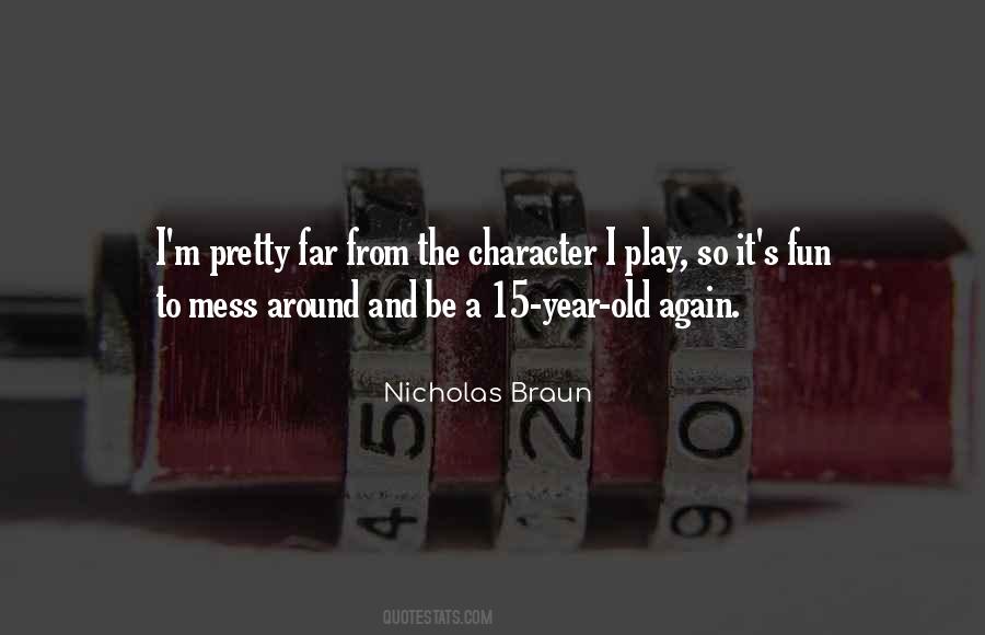 15 Character Sayings #453652