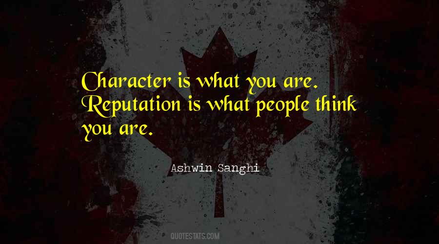 Character Reputation Sayings #1434488