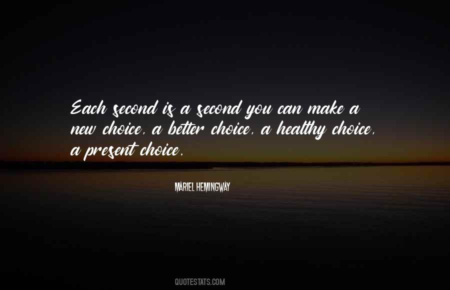 Healthy Choice Sayings #125714