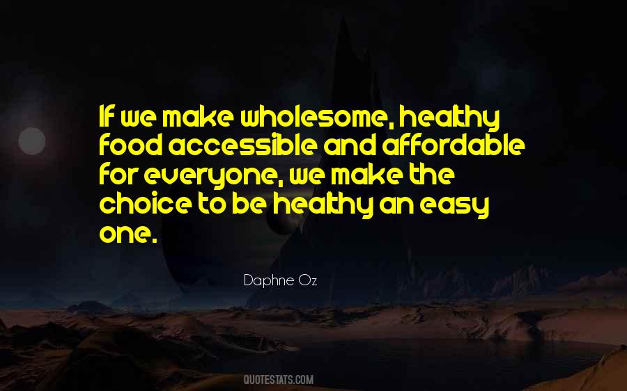 Healthy Choice Sayings #223489