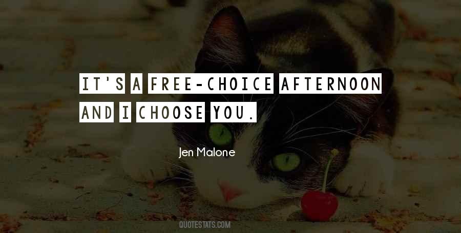 Free Choice Sayings #510819