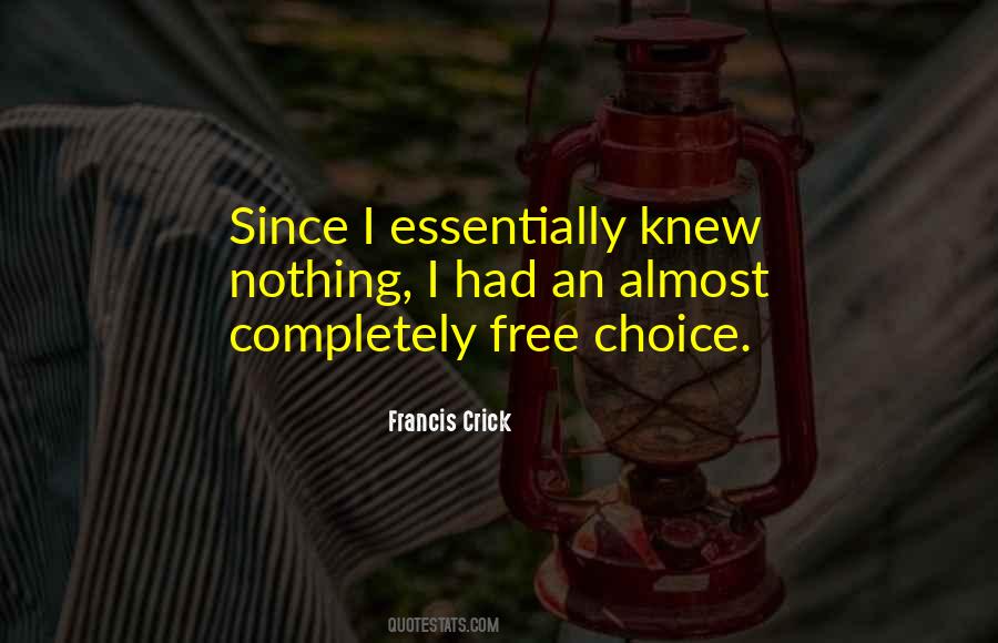 Free Choice Sayings #875686