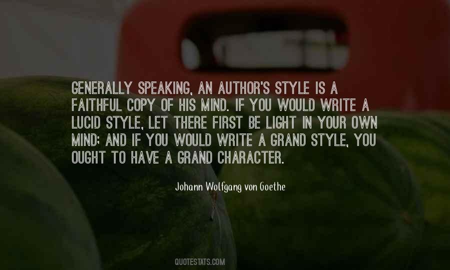Quotes About Speaking And Writing #1686731