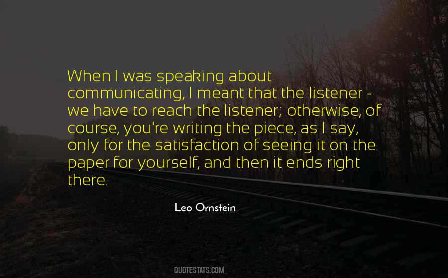 Quotes About Speaking And Writing #952146