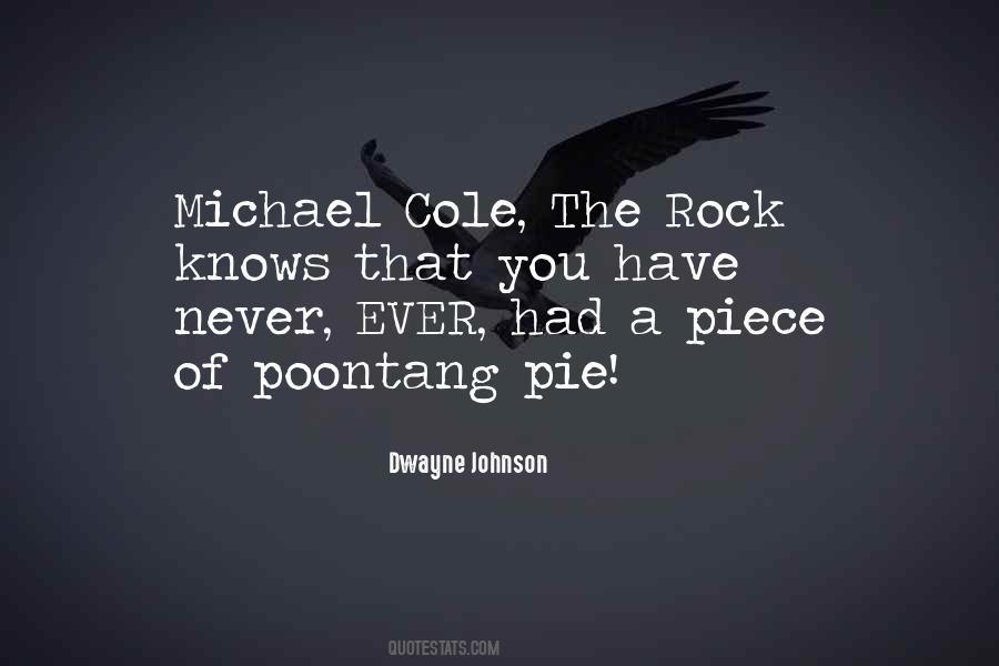 Michael Cole Sayings #1866660