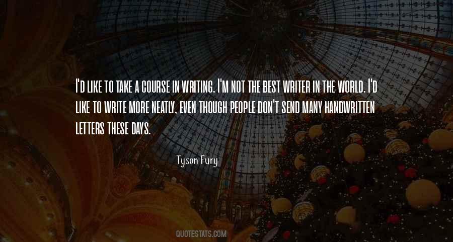 Quotes About Letters Writing #353962