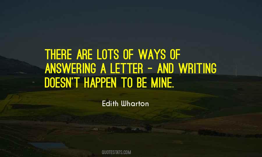 Quotes About Letters Writing #63081