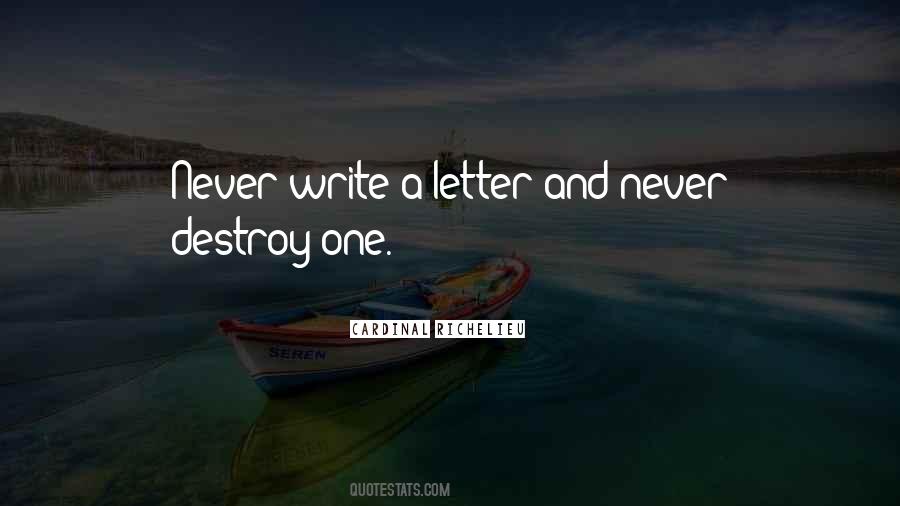 Quotes About Letters Writing #685600