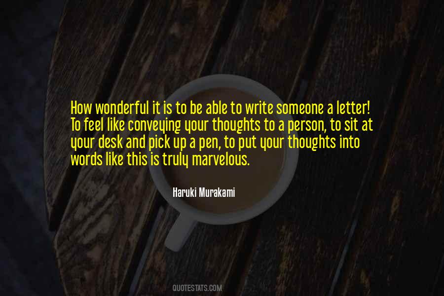 Quotes About Letters Writing #748693