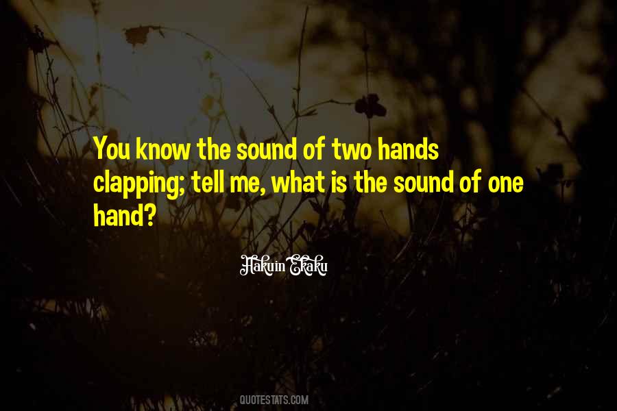 Hand Clapping Sayings #1061281