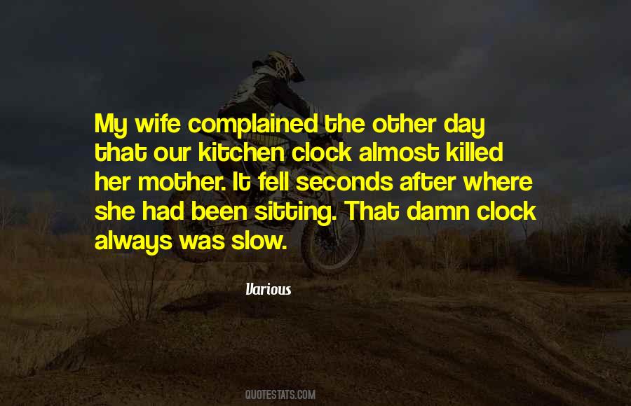 Kitchen Clock Sayings #455204