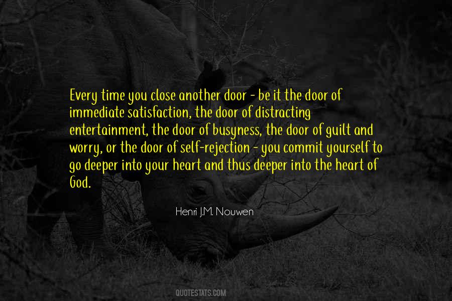 Close The Door Sayings #91513