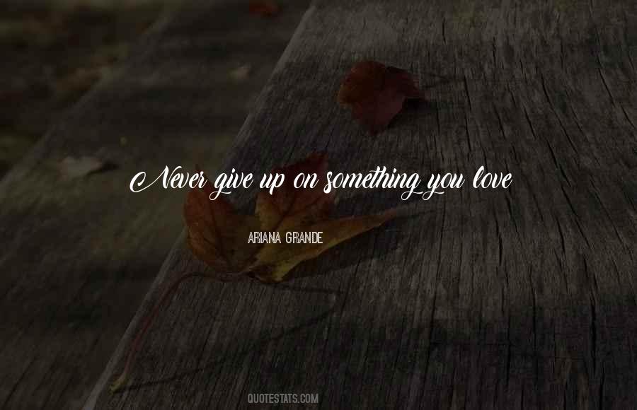 Quotes About Never Give Up On Love #575639