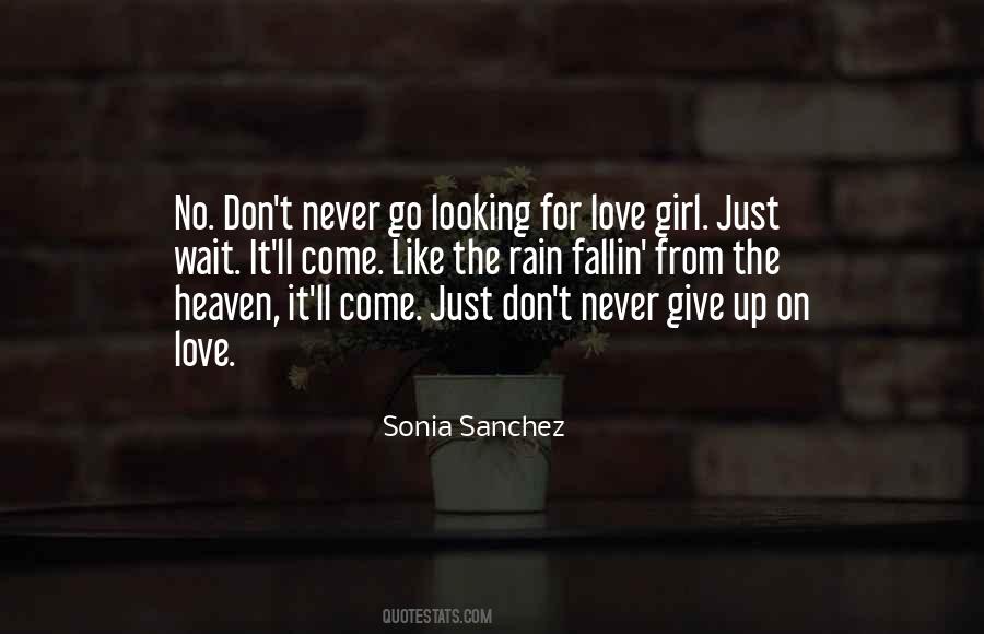 Quotes About Never Give Up On Love #765371