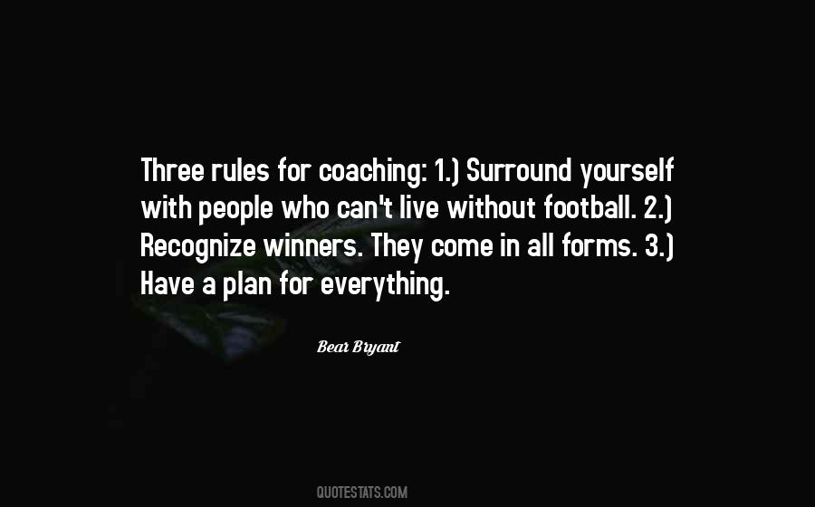 Football Coaching Sayings #795133