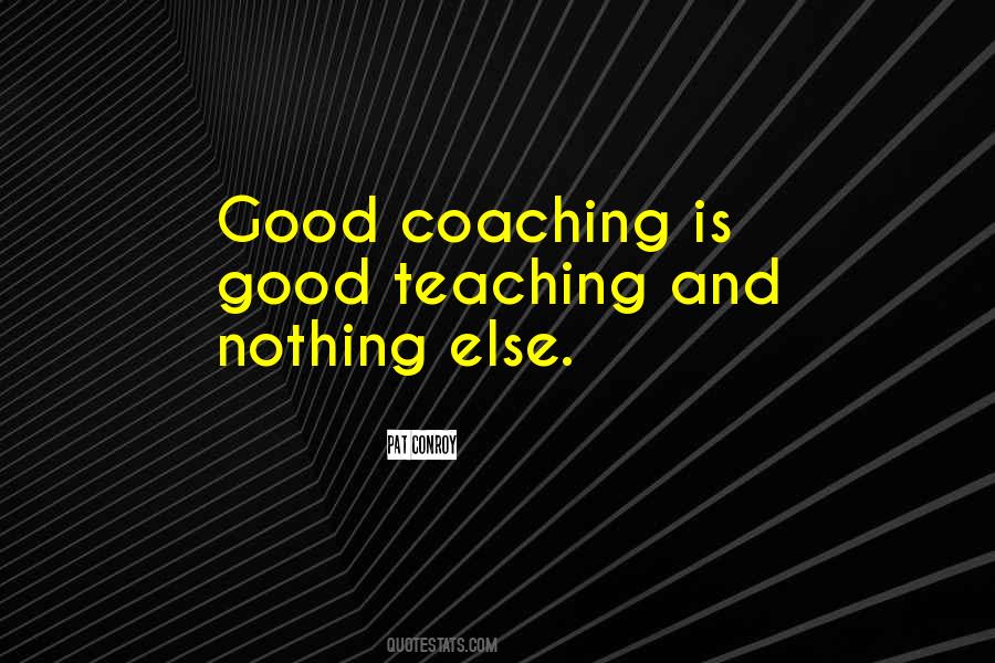 Good Coaching Sayings #866791