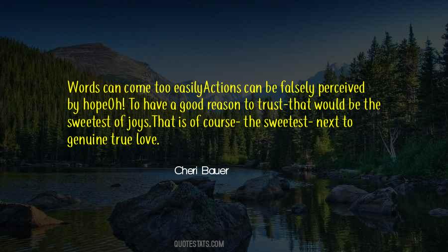 Quotes About Actions And Trust #228145