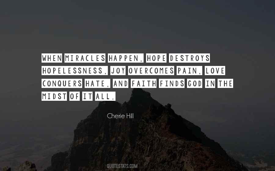 Love Hope Faith Sayings #167416