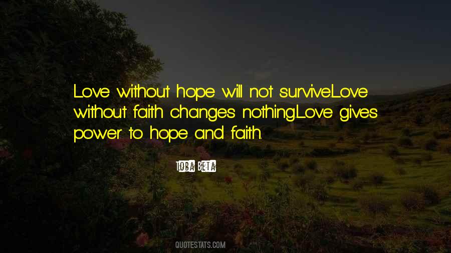 Love Hope Faith Sayings #248659