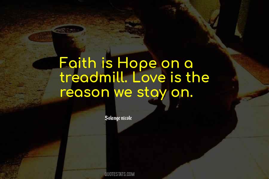 Love Hope Faith Sayings #27701