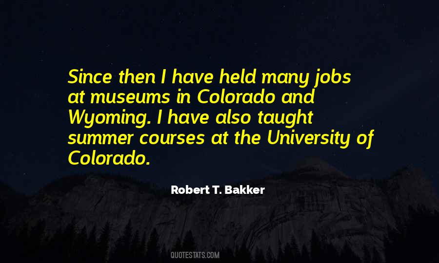 University Of Colorado Sayings #1047562