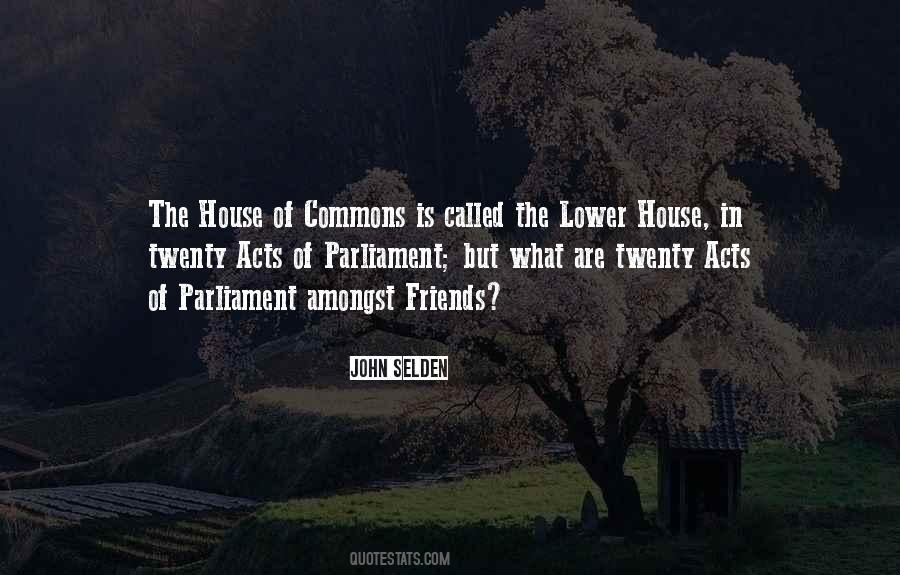 House Of Commons Sayings #503129