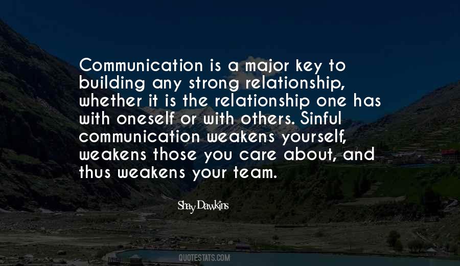 Communication Quotes And Sayings #1198478