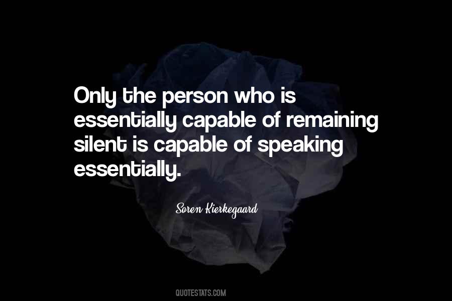Quotes About Silent Person #1823268
