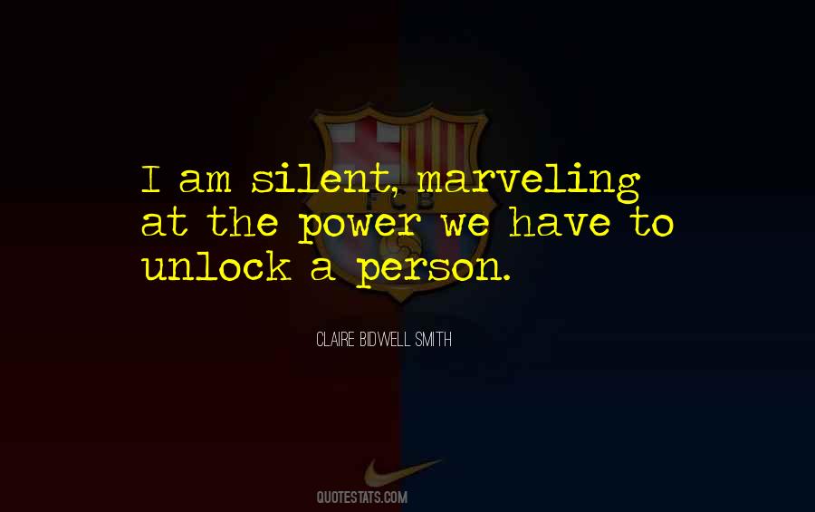 Quotes About Silent Person #852125