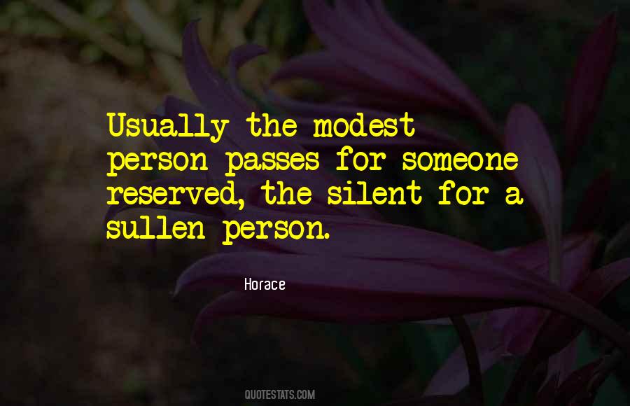 Quotes About Silent Person #951527