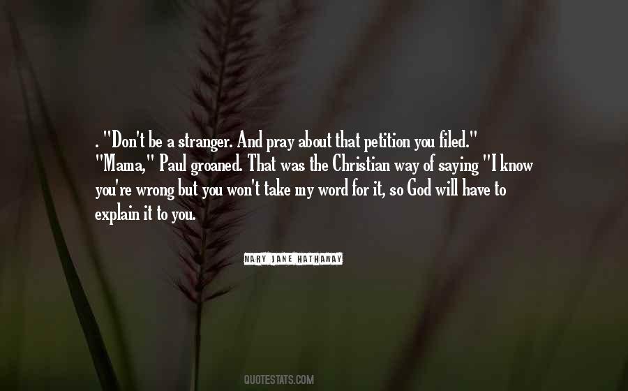 Quotes About Stranger Love #1116103